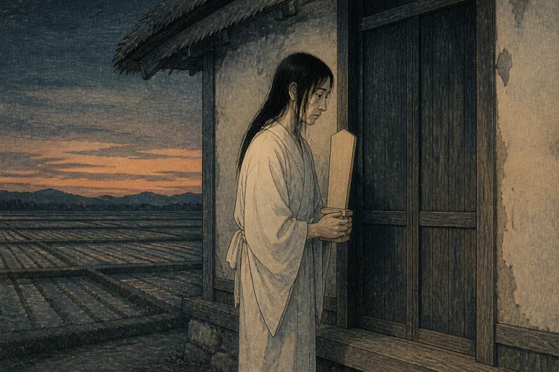 死の予兆にまつわる俗信のイメージ挿絵