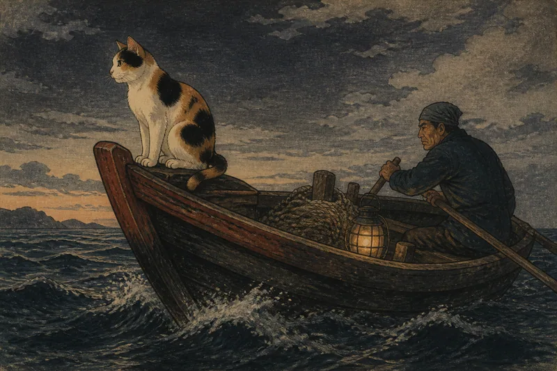 猫の俗信のイメージ挿絵