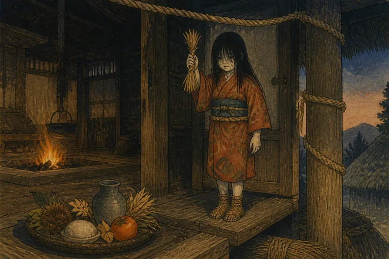 佐渡の俗信のイメージ挿絵